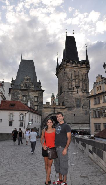 Sheede and Paolo in Prague